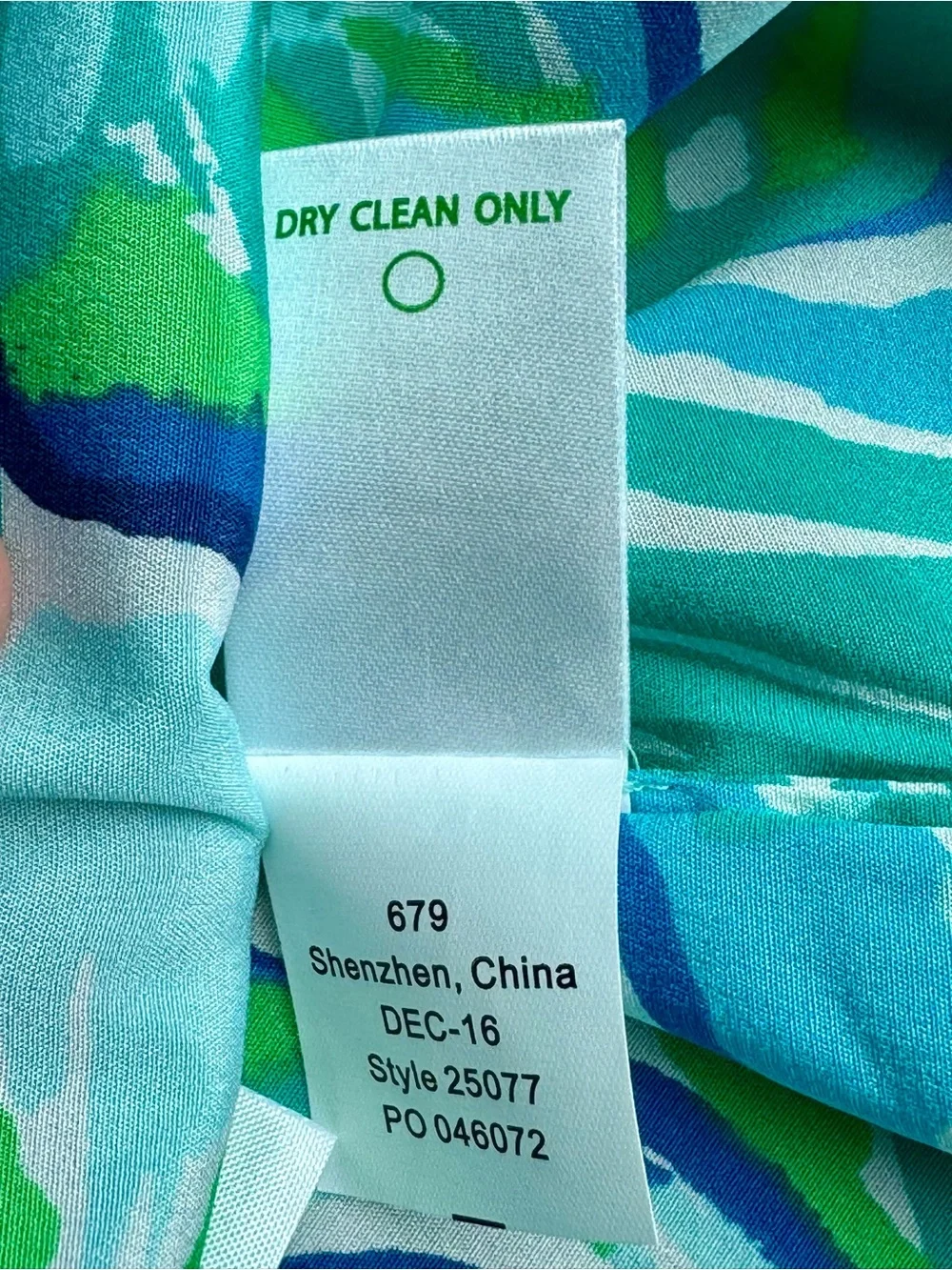 Lilly Pulitzer Delphine Stretch Silk Tunic Dress Agate Green Lazy River Floral M